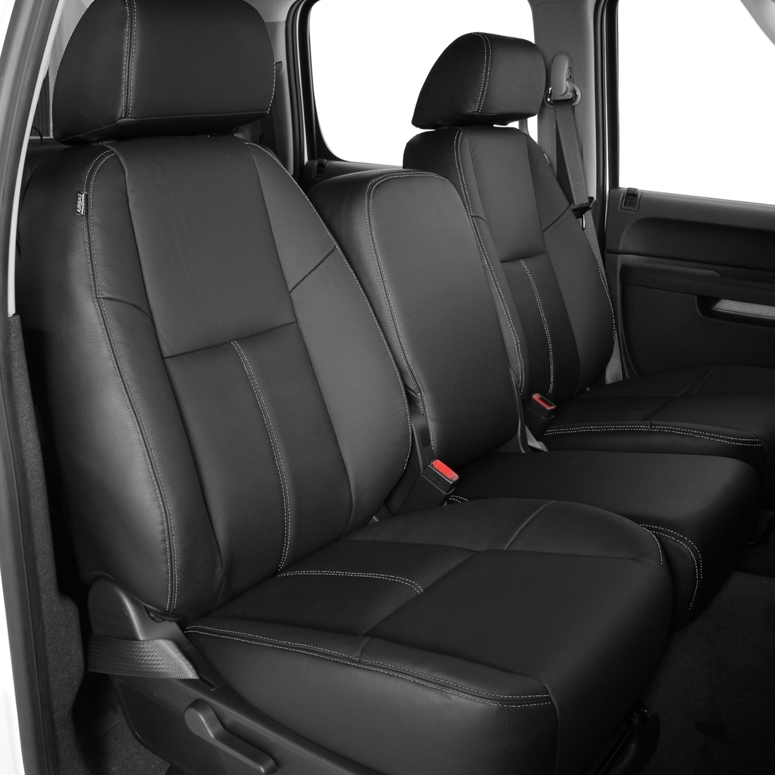 DK GRAPHITE wrap, Perf Inserts, DOVE GREY double stitching