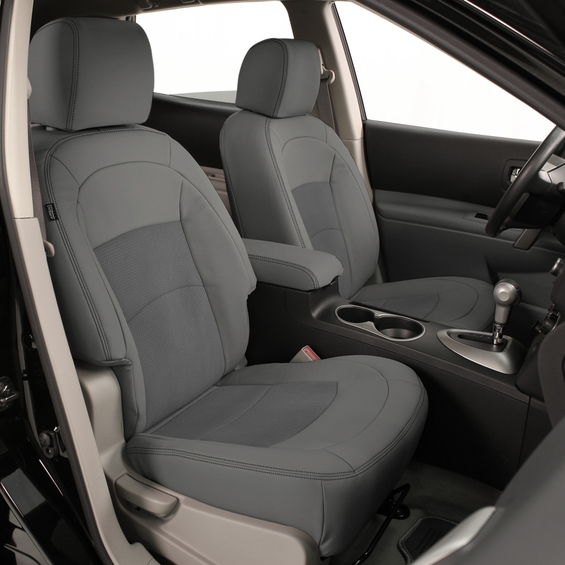 ASH wrap, Perf Inserts, LT GREY double stitching