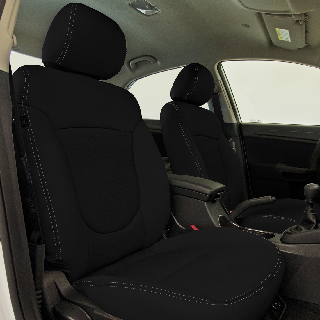 BLACK wrap, Perf Combo, SILVER double stitching
