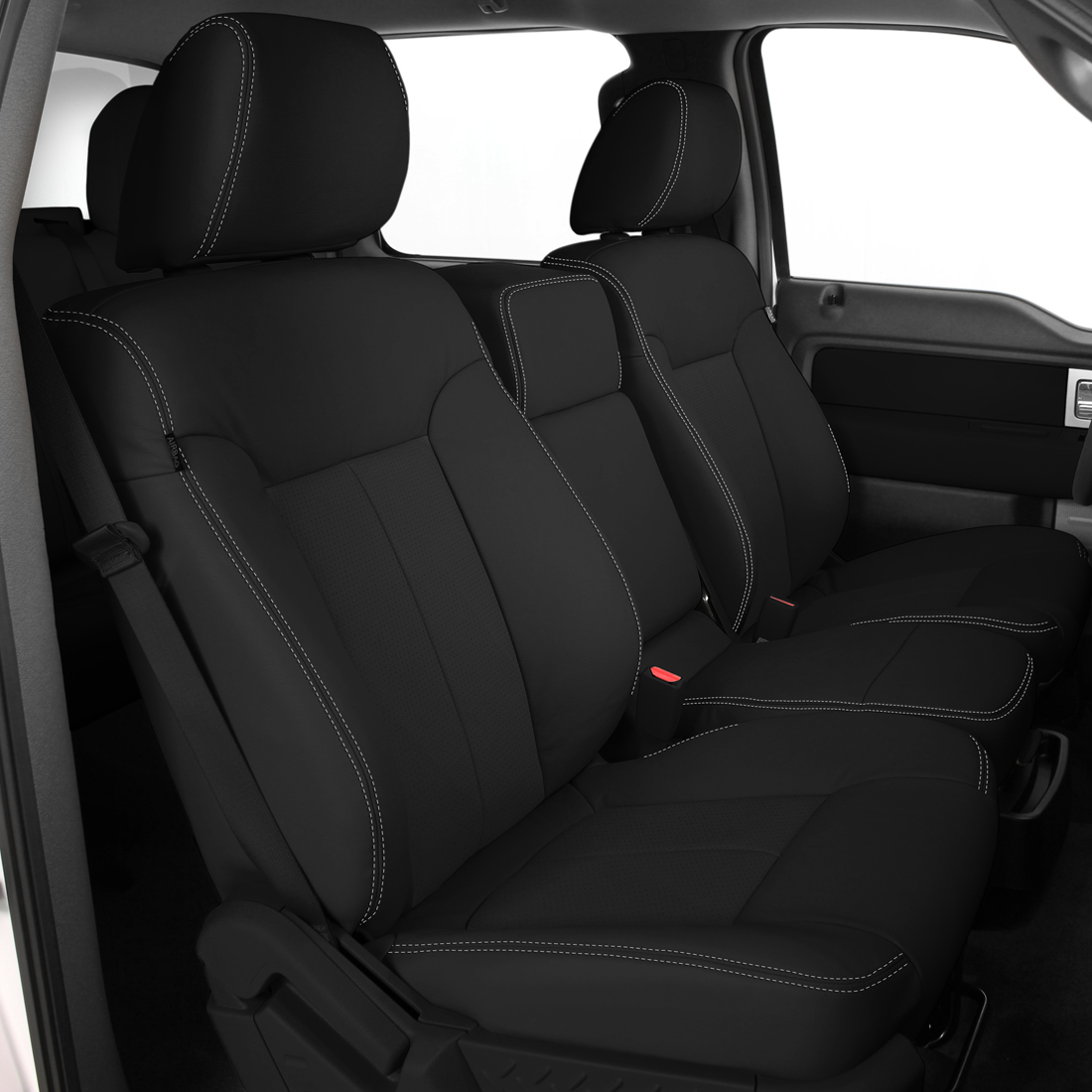BLACK wrap, Perf Inserts, SILVER double stitching