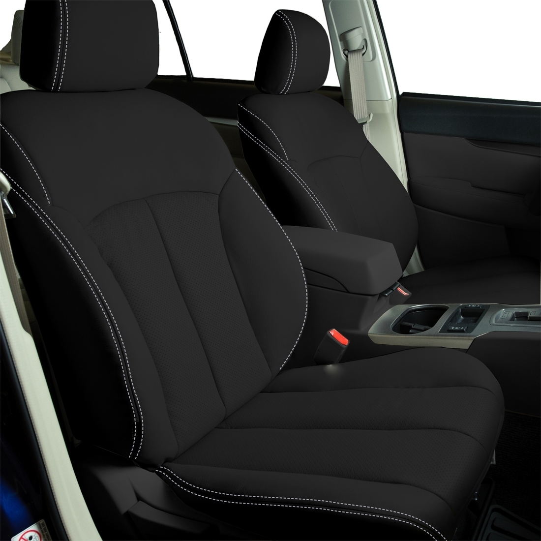 BLACK wrap, Perf Combo, SILVER double stitching