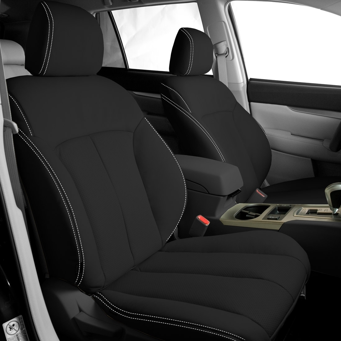 BLACK wrap, Perf Combo, SILVER double stitching