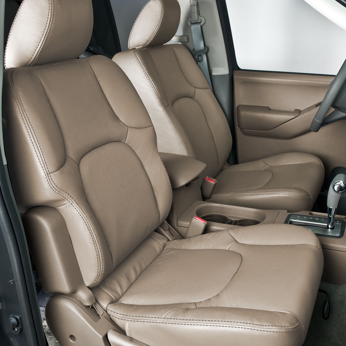 SANDSTONE wrap, Perf Inserts, DRK BROWN double stitching