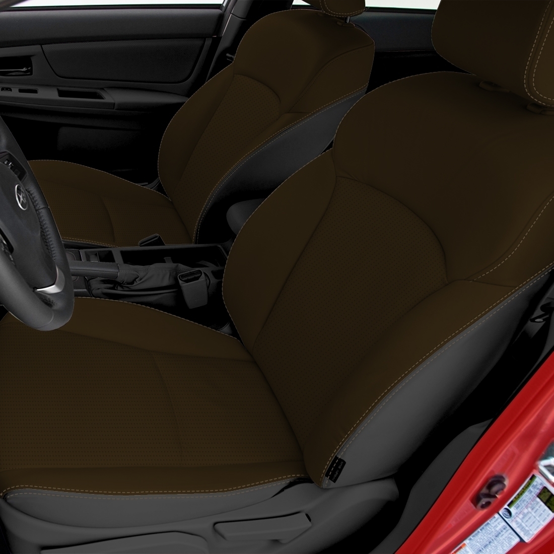 BLACK wrap, MAHOGANY Center, Perf Combo, TAN double stitching, MAHOGANY wings