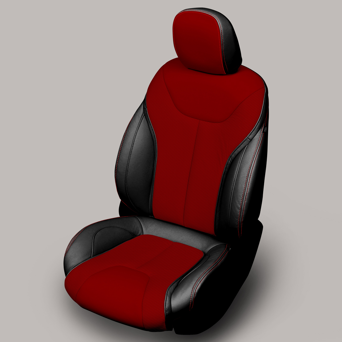BLACK wrap, RED Center, Perf Inserts, RED double stitching