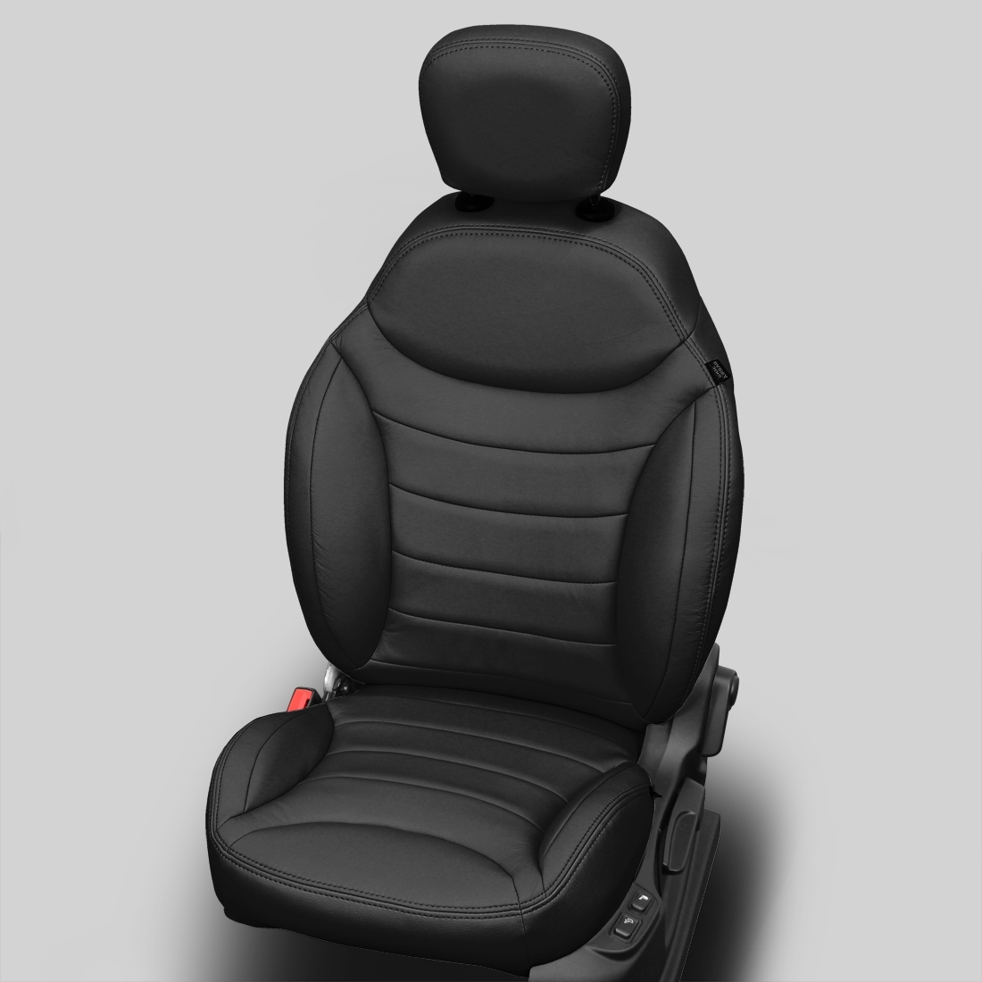 BLACK wrap, BLACK double stitching