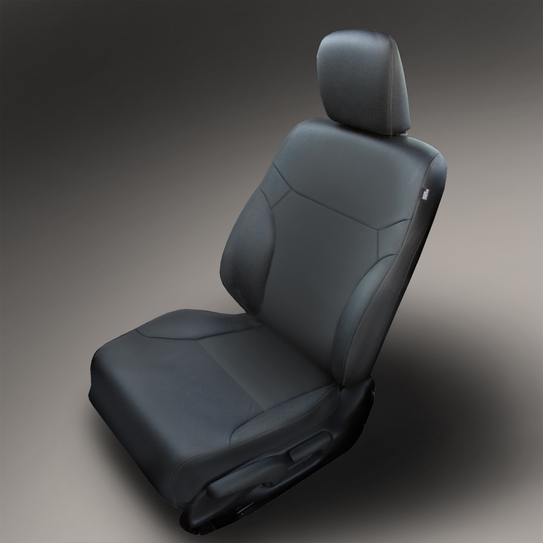 BLACK wrap, BLACK double stitching