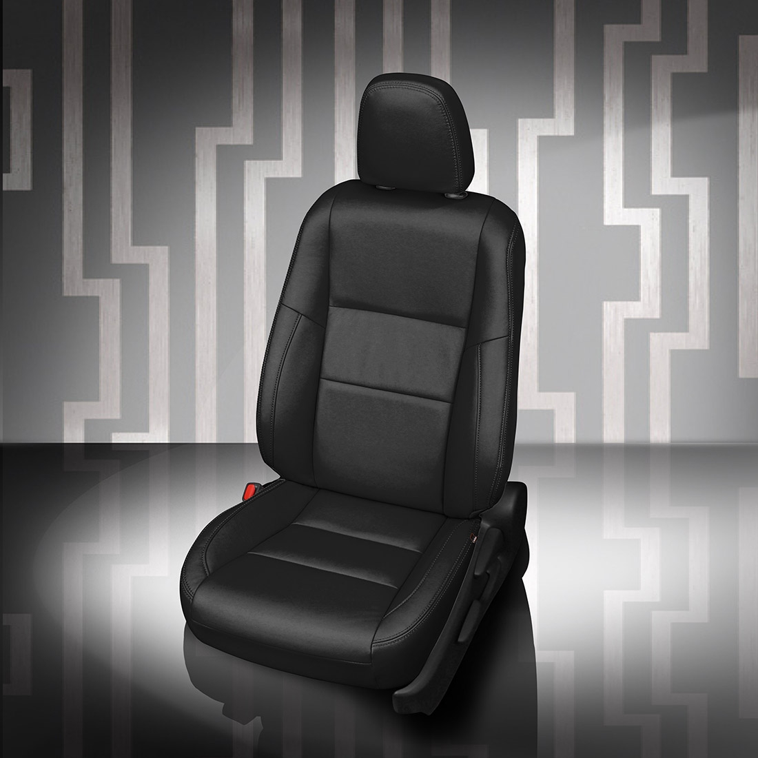 BLACK wrap, BLACK double stitching
