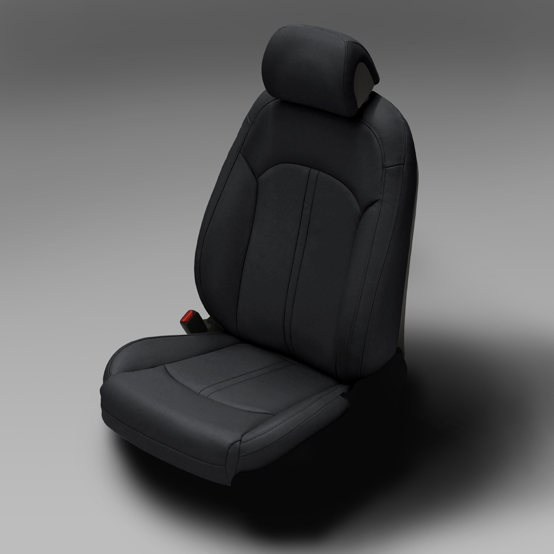 BLACK wrap, BLACK double stitching