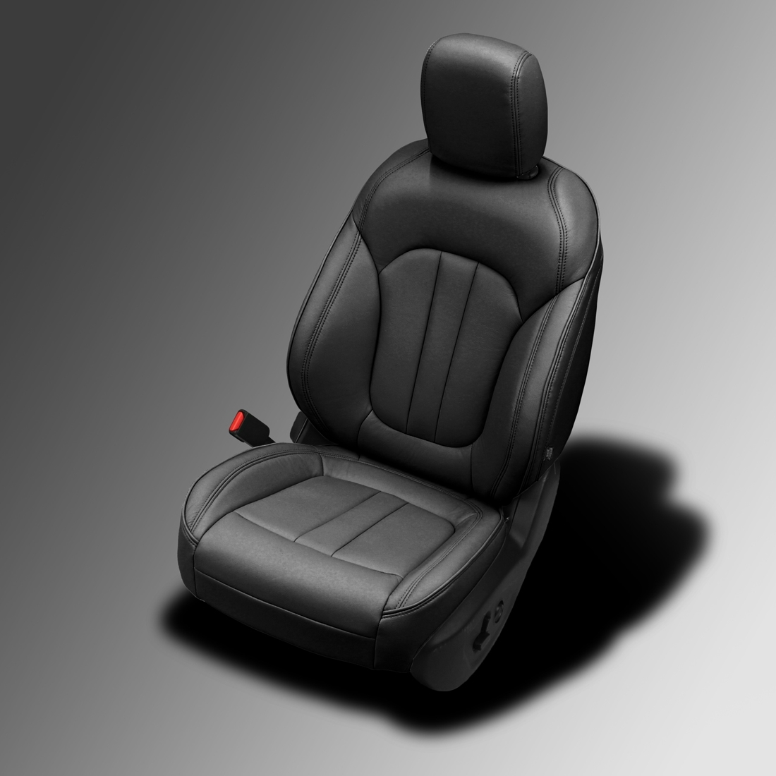 BLACK wrap, BLACK double stitching