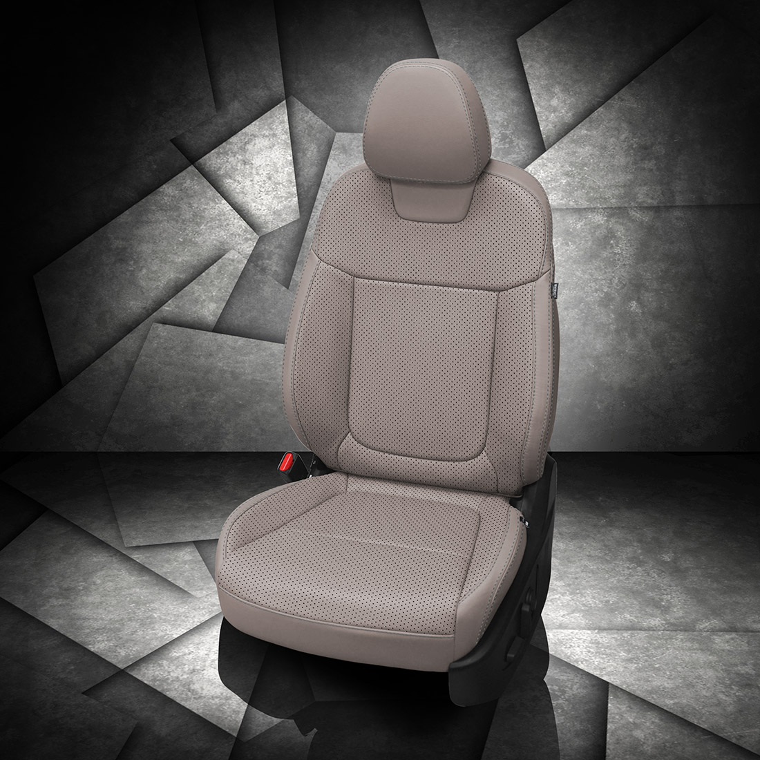 DOVE GREY wrap, Perf Body & Wings, DOVE GREY double stitching