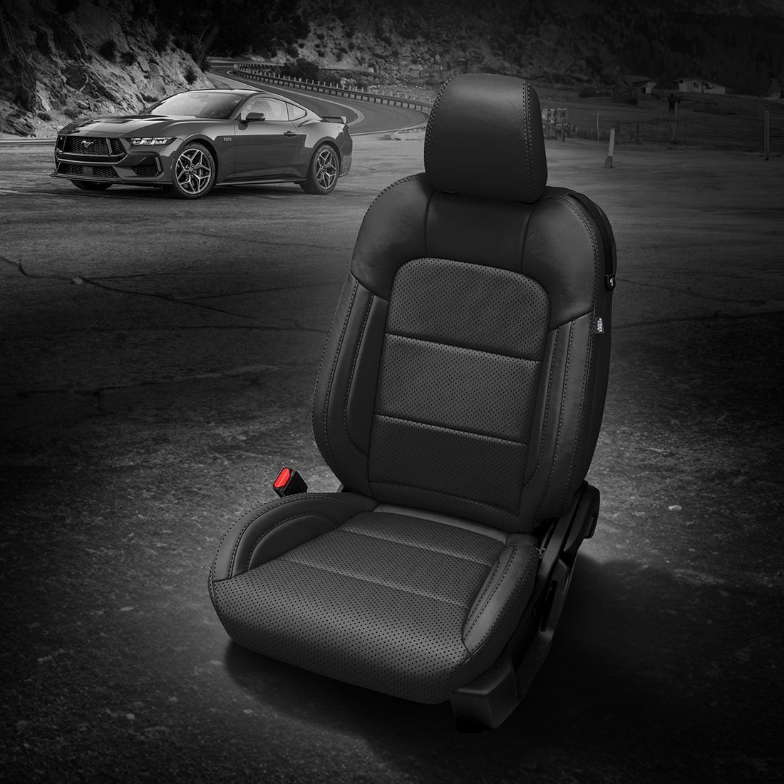 BLACK wrap, Perf Combo, BLACK double stitching