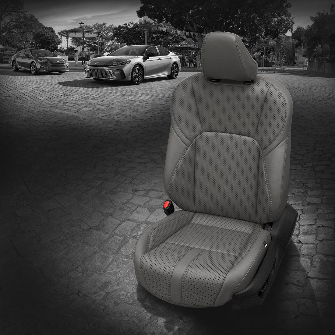 ICE GREY wrap, Perf Body, ICE GREY double stitching