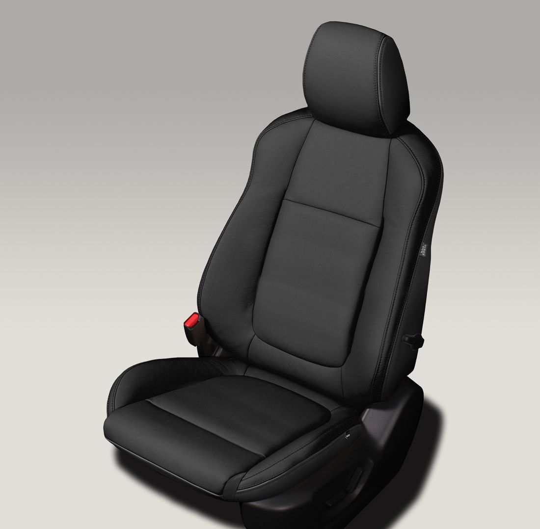 BLACK wrap, BLACK double stitching
