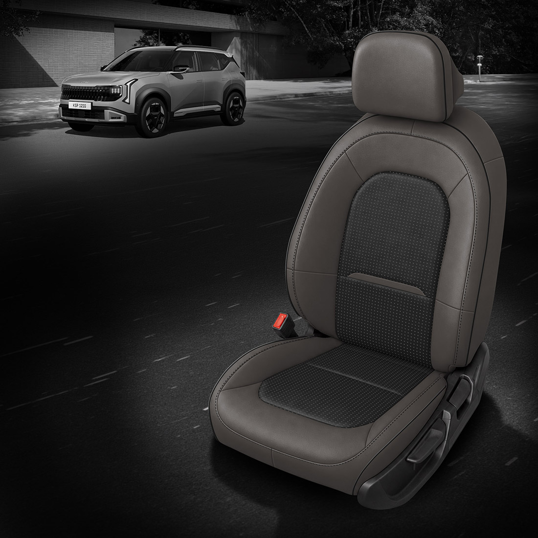 LT GREY wrap, BCDA FLINT Insert, BLACK piping
