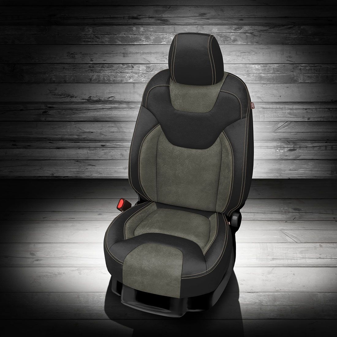 BLACK wrap, ~3035 FOG Insert, SHALE contrast all stitch, ~3035 FOG wings
