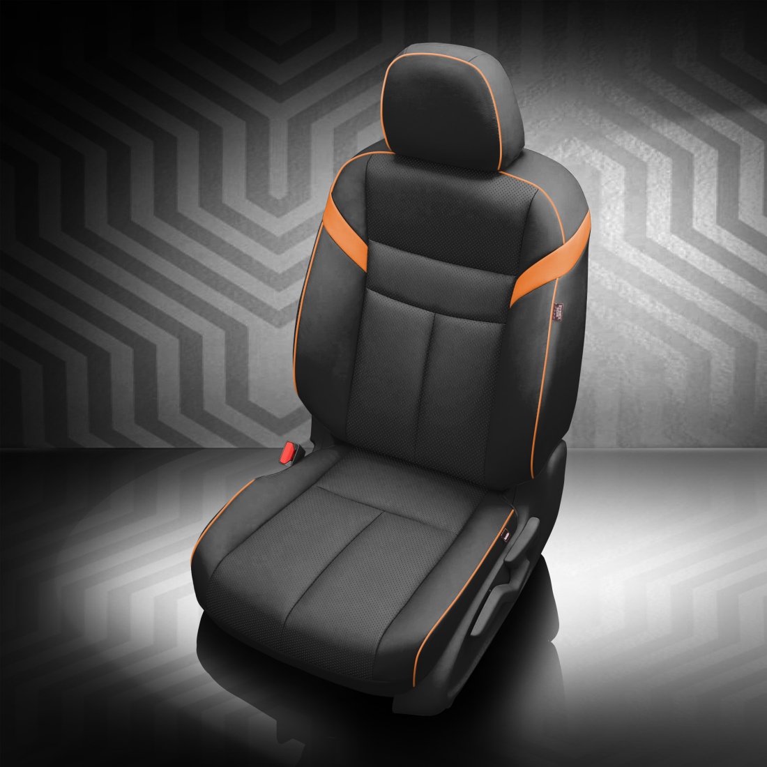 BLACK wrap, ORANGE Wings, Perf Body, ORANGE piping