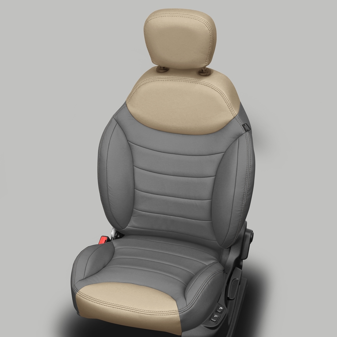 ICE GREY wrap, VANILLA Wings, VANILLA double stitching