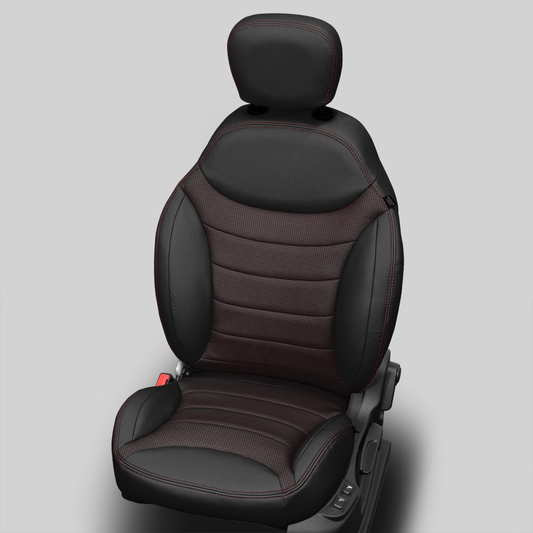 BLACK wrap, BCDA RED Insert, CARDINAL double stitching