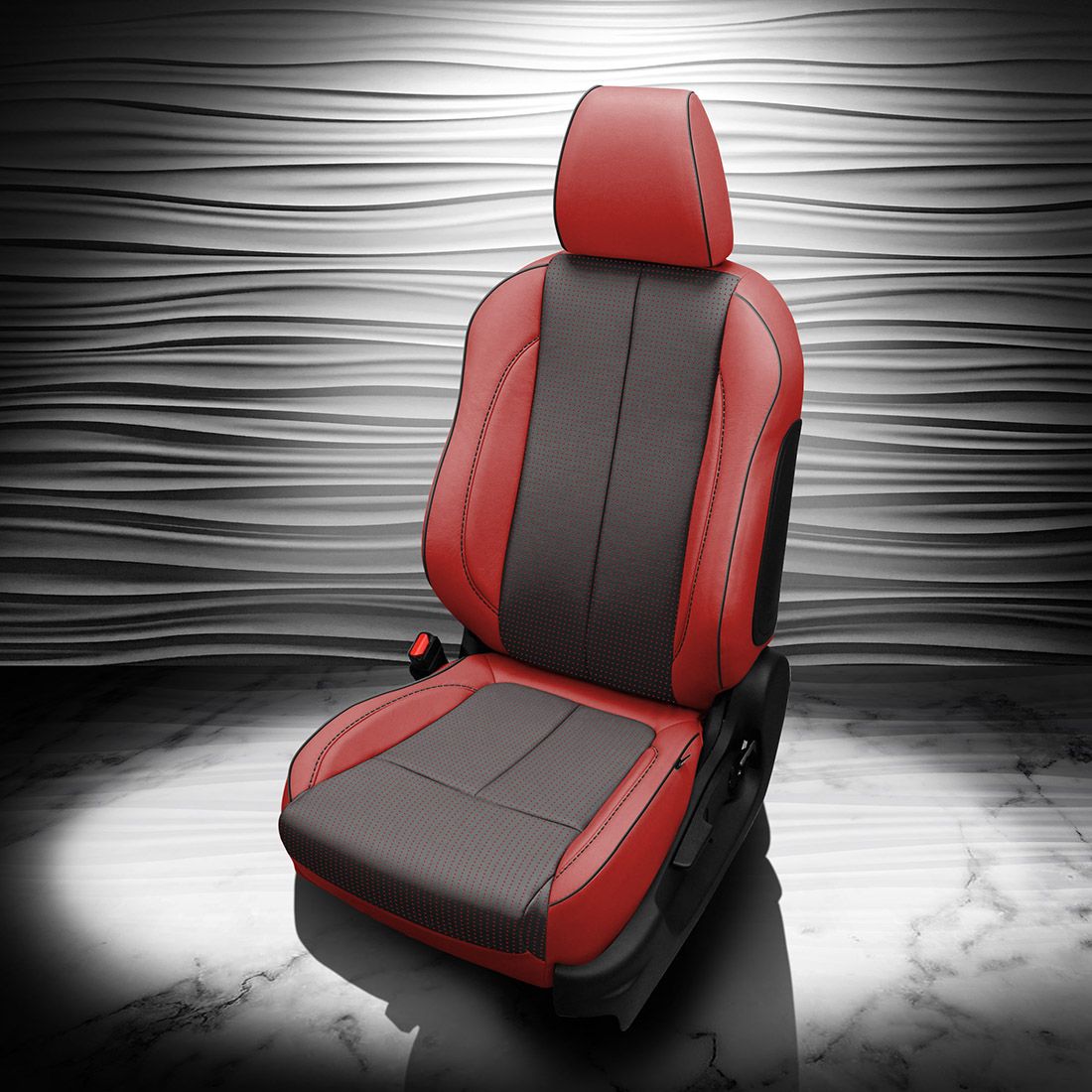 RED wrap, BCDA RED Body, BLACK piping