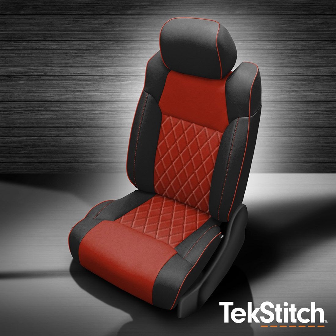 Black wrap, Cardinal body, Cardinal contrast all stitch, Cardinal piping, Tekstitch Diamond insert, Tek Color Cardinal