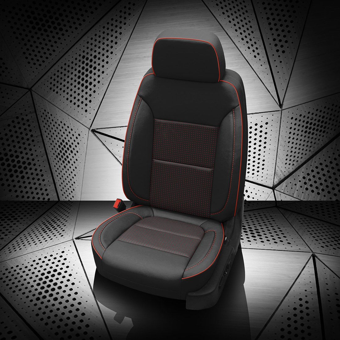 BLACK wrap, BCDA RED Insert, CARDINAL piping