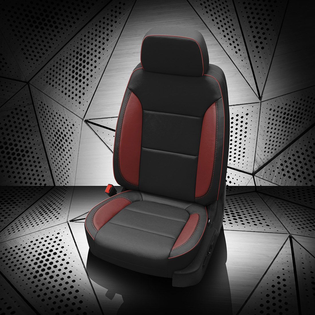 BLACK wrap, MED RED Wings, MED RED piping