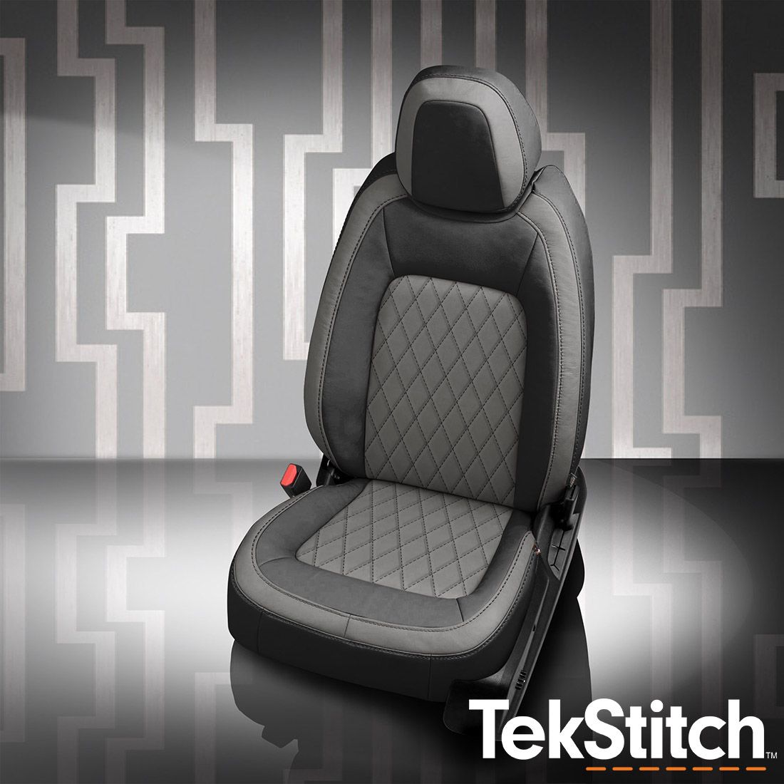 Black wrap, Ice Grey insert, Ice Grey wings, Black contrast stitch, Tekstitch Diamond Insert, Tek color Black