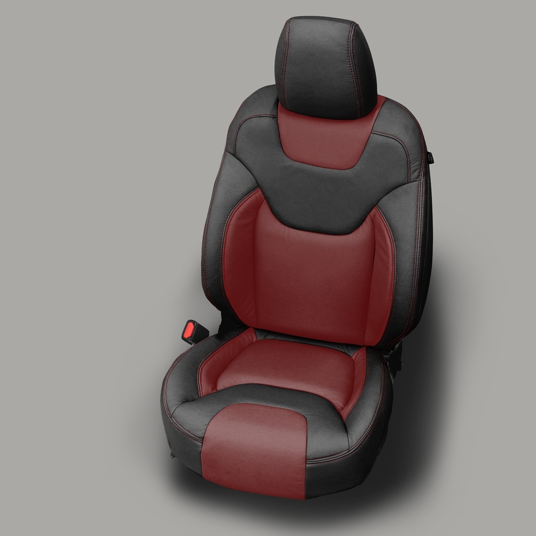 BLACK wrap, CARDINAL Insert, Perf Inserts, CARDINAL double stitching, CARDINAL wings
