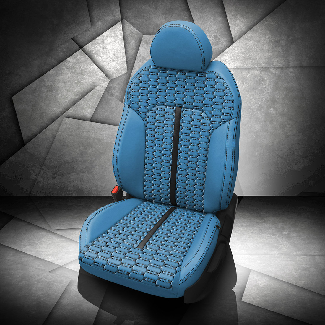 BAHAMA (EXOTIC VINYL) wrap, BLACK Wings, BLACK contrast all stitch, Tek Stitch DOUBLE HEX BODY, BLACK TekColor