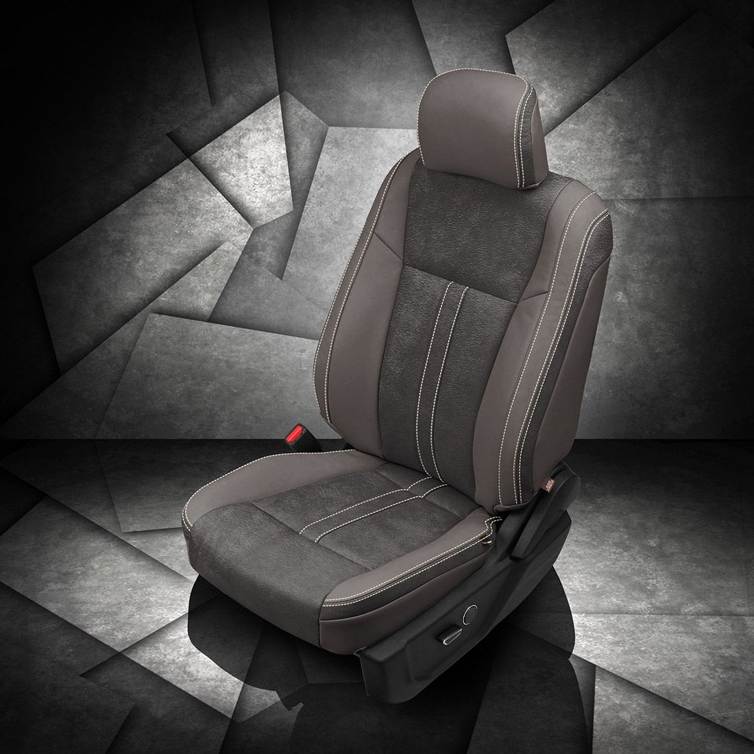 STONE wrap, ~6929 DARK SLATE Body, PEARL contrast all stitch, ~6929 DARK SLATE wings