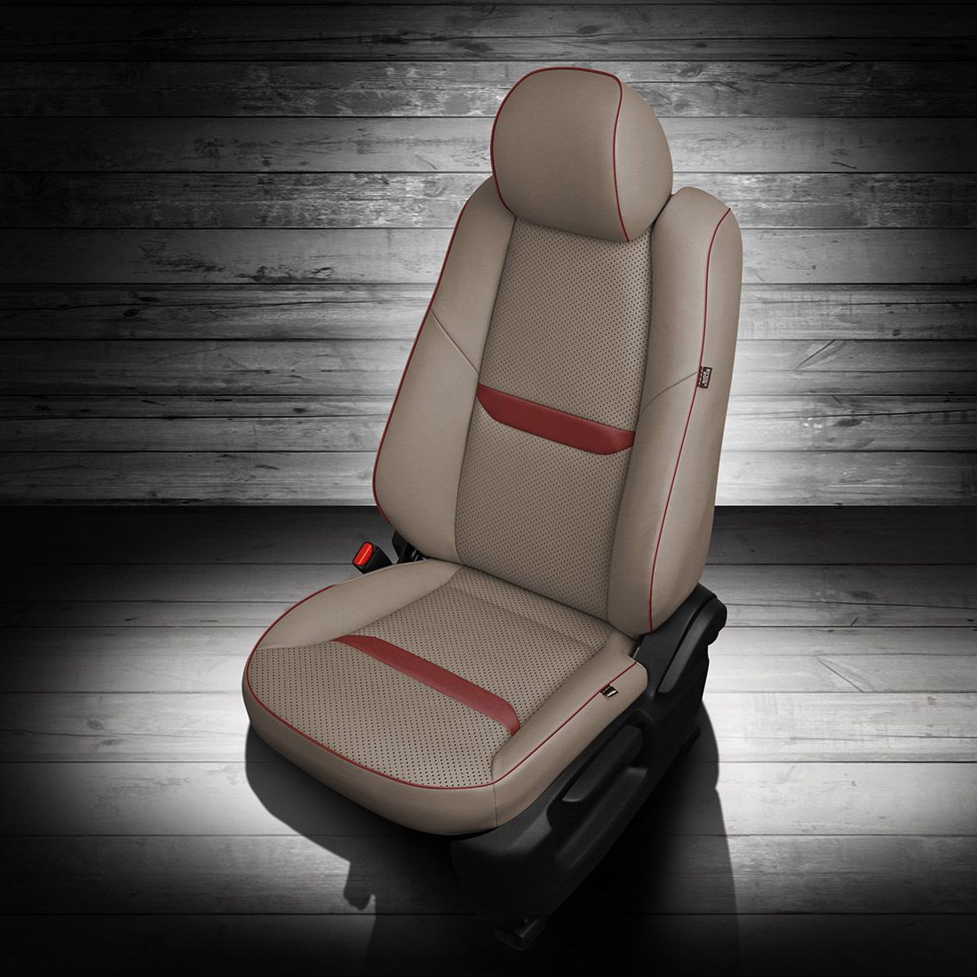 PUDDY wrap, MED RED Wings, Perf Body, MED RED piping