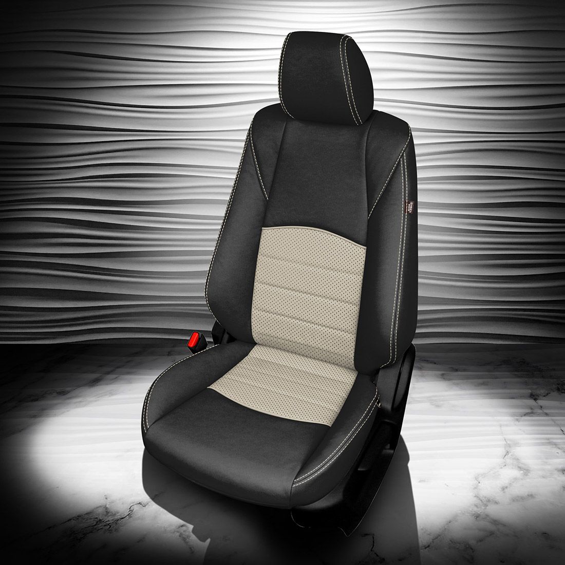 BLACK wrap, ALABASTER Insert, Perf Inserts, ALABASTER contrast all stitch no insert, ALABASTER wings
