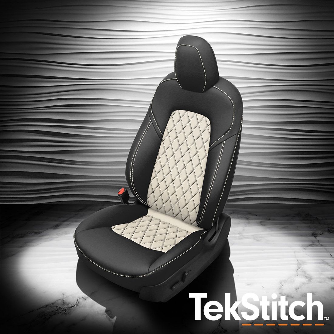 Black wrap, Pearl insert, Pearl contrast all stitch, Tekstitch Diamond Insert, Tek Color Black