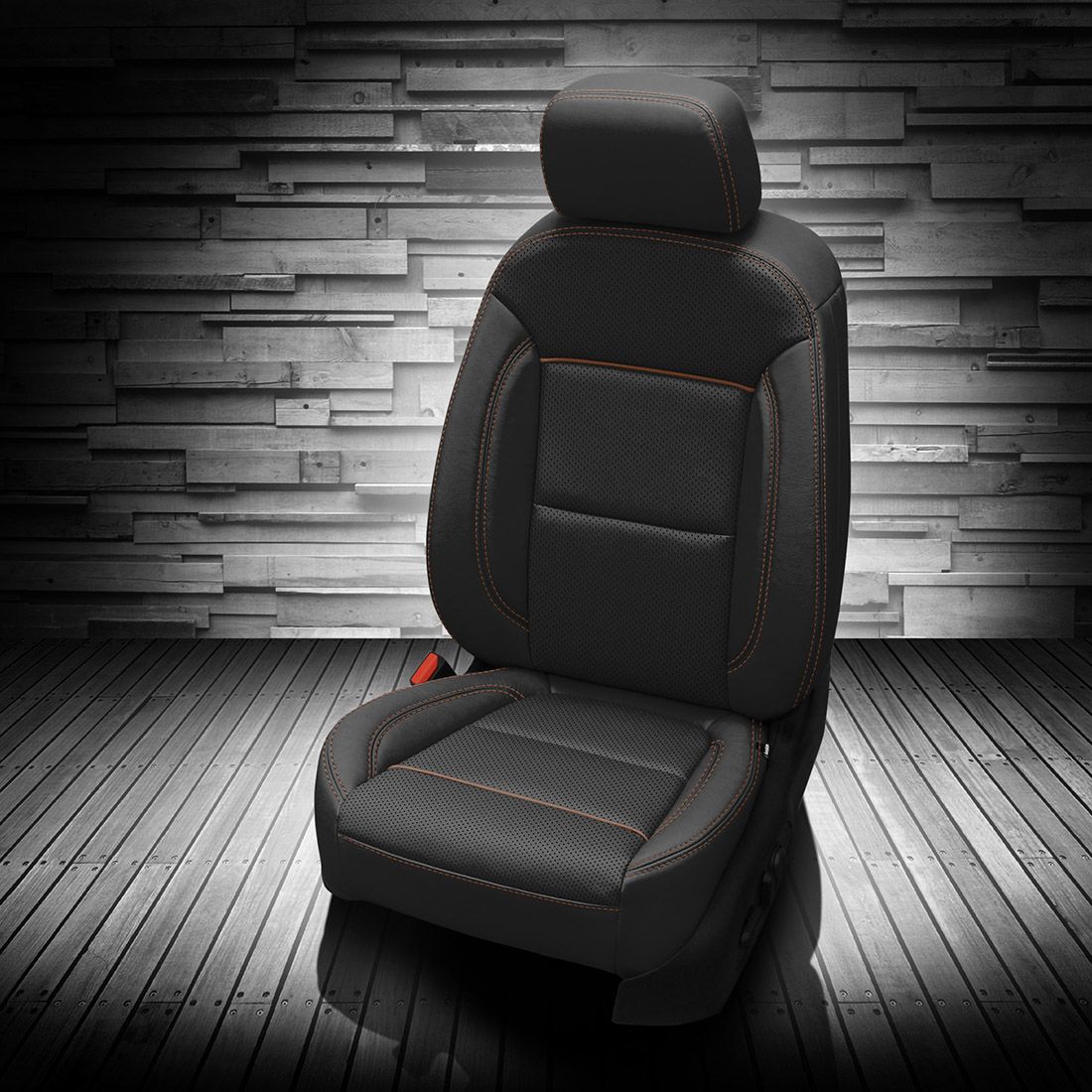 BLACK wrap, MAHOGANY Wings, Perf Body, MAHOGANY contrast all stitch