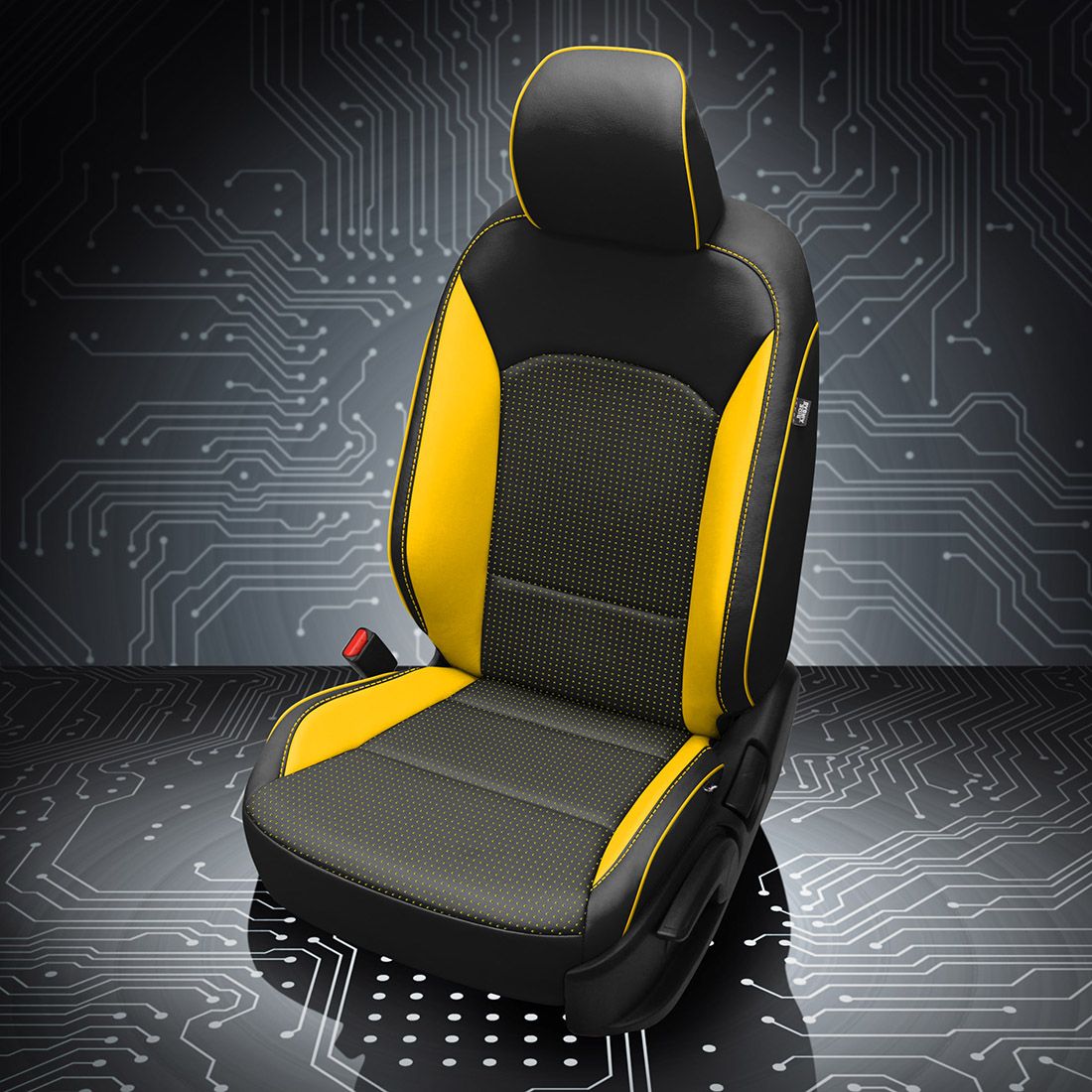 BLACK wrap, BCDA YELLOW Combo, HYPER YELLOW piping, HYPER YELLOW wings