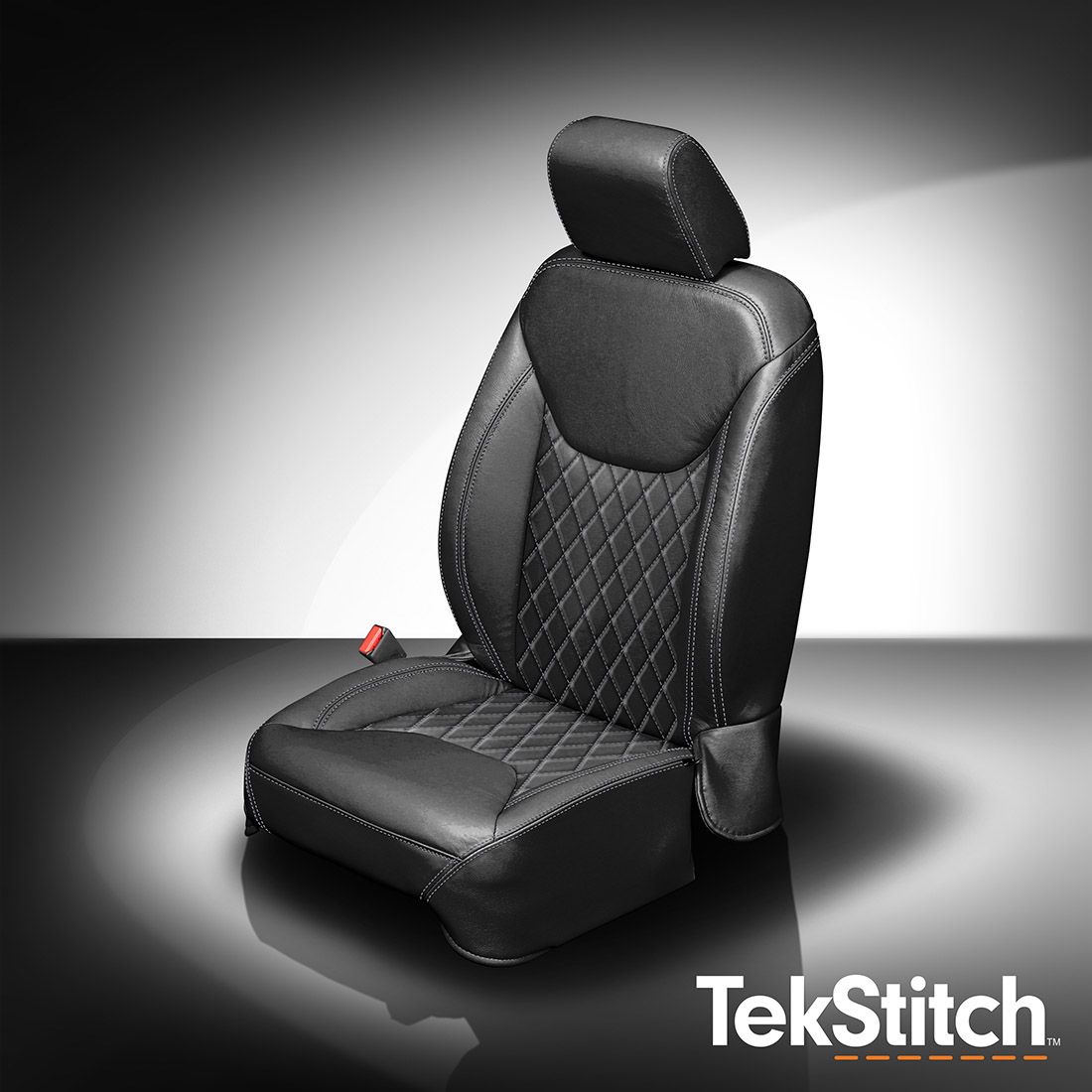 Black wrap, Diamond Tek Insert, Silver contrast all stitch, Tek Color Silver