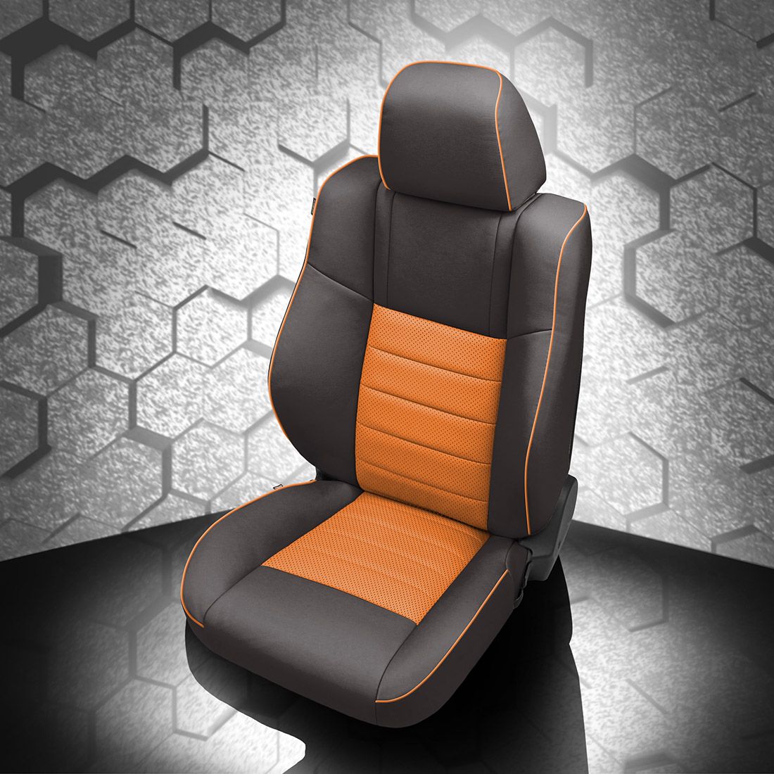 DK GRAPHITE wrap, ORANGE Insert, Perf Inserts, ORANGE piping