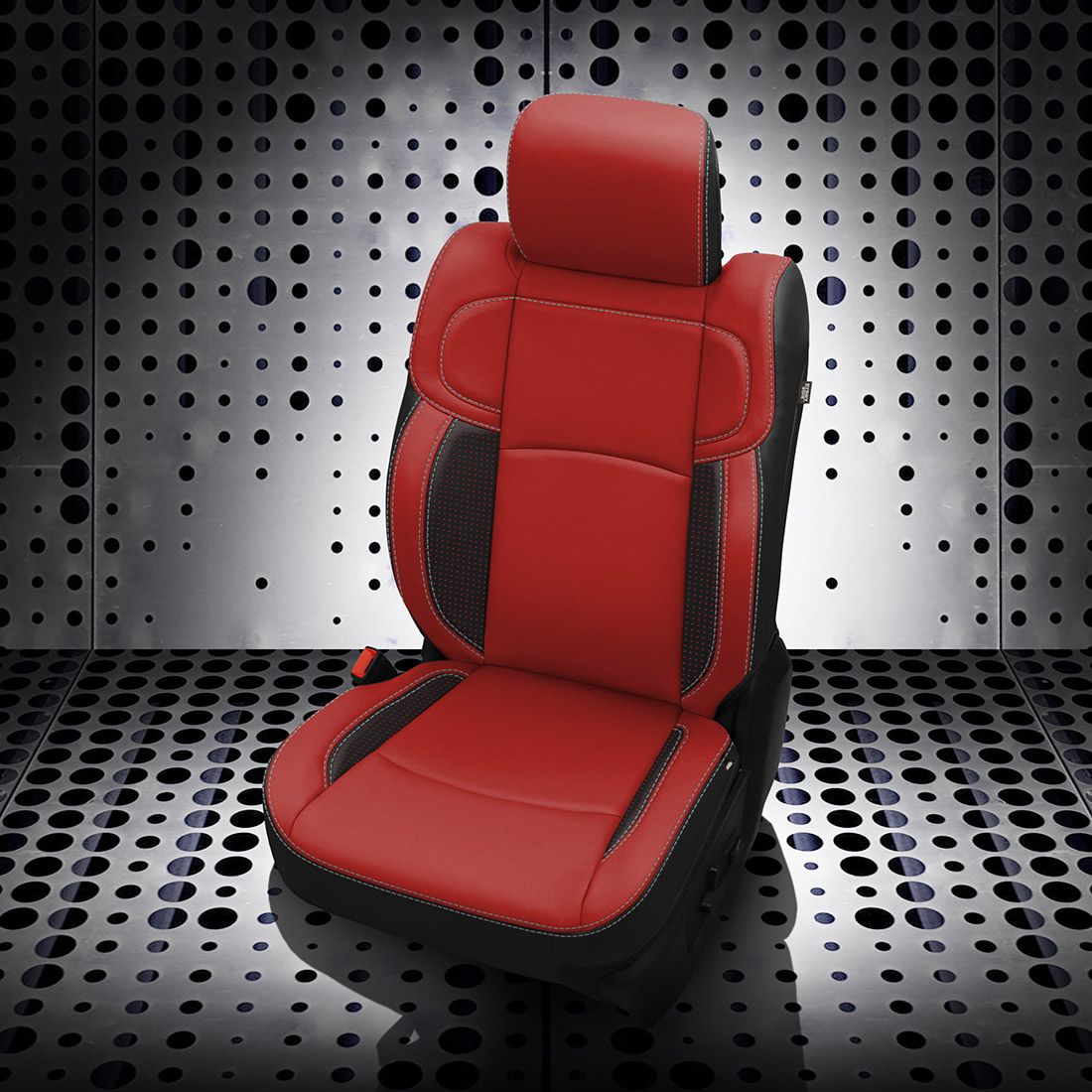 BLACK wrap, RED Facing, SILVER contrast all stitch, BCDA RED wings