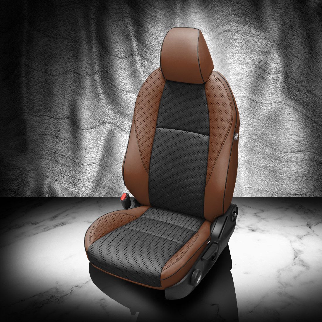 MAHOGANY wrap, BLACK Body, Perf Body & Wings, BLACK piping