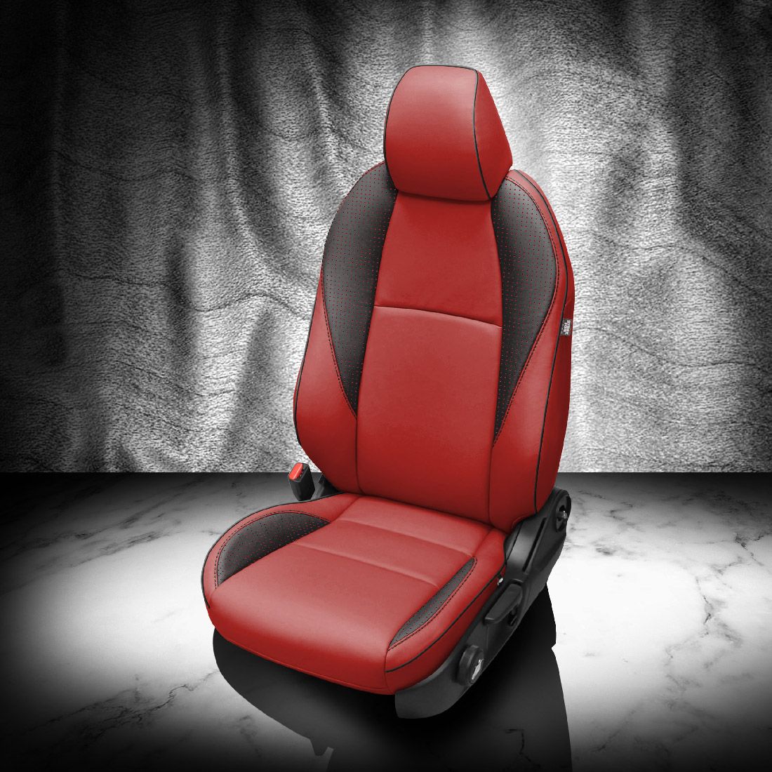 RED wrap, BCDA RED Wings, Perf Wings, BLACK piping