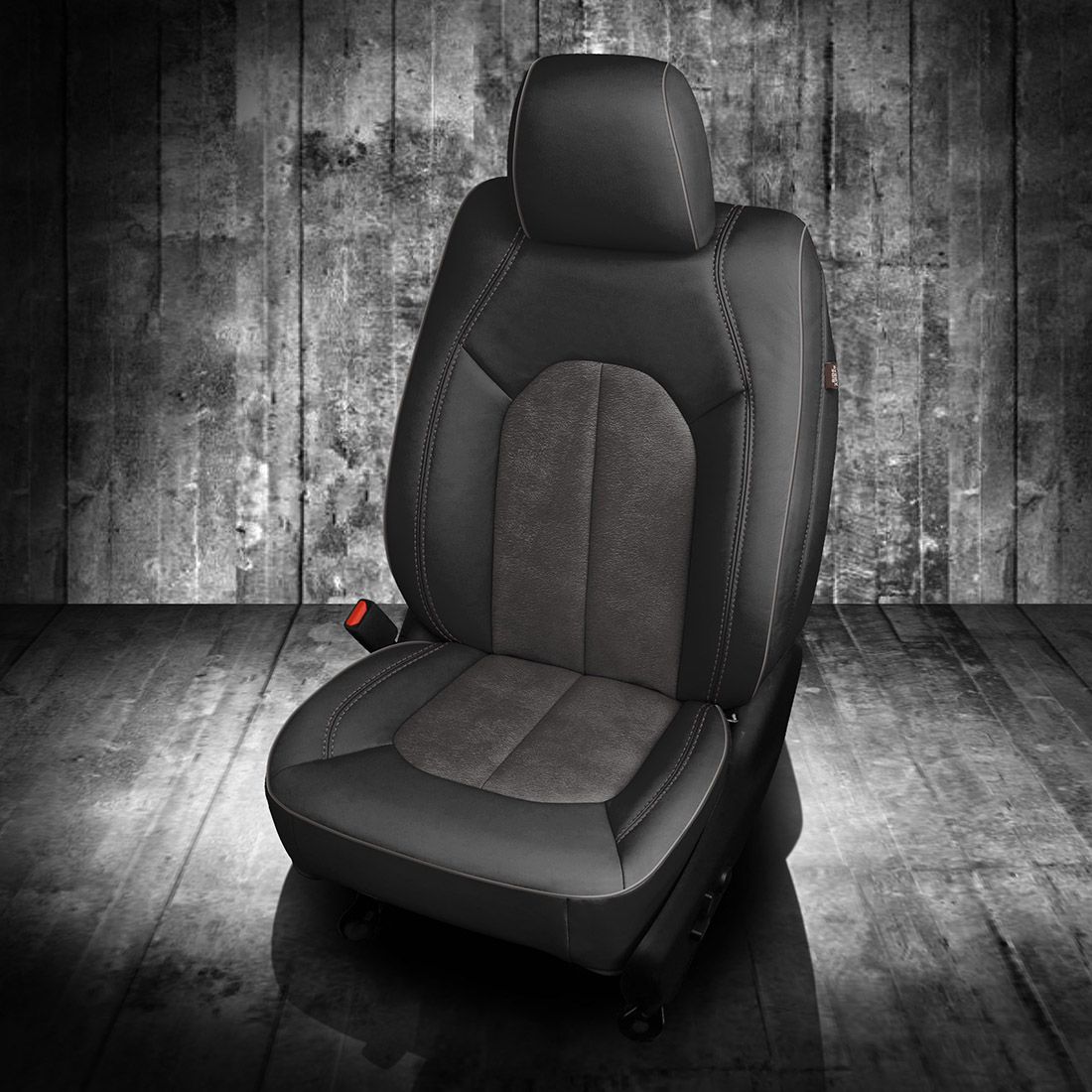 BLACK wrap, ~6929 DARK SLATE Insert, LT GREY piping