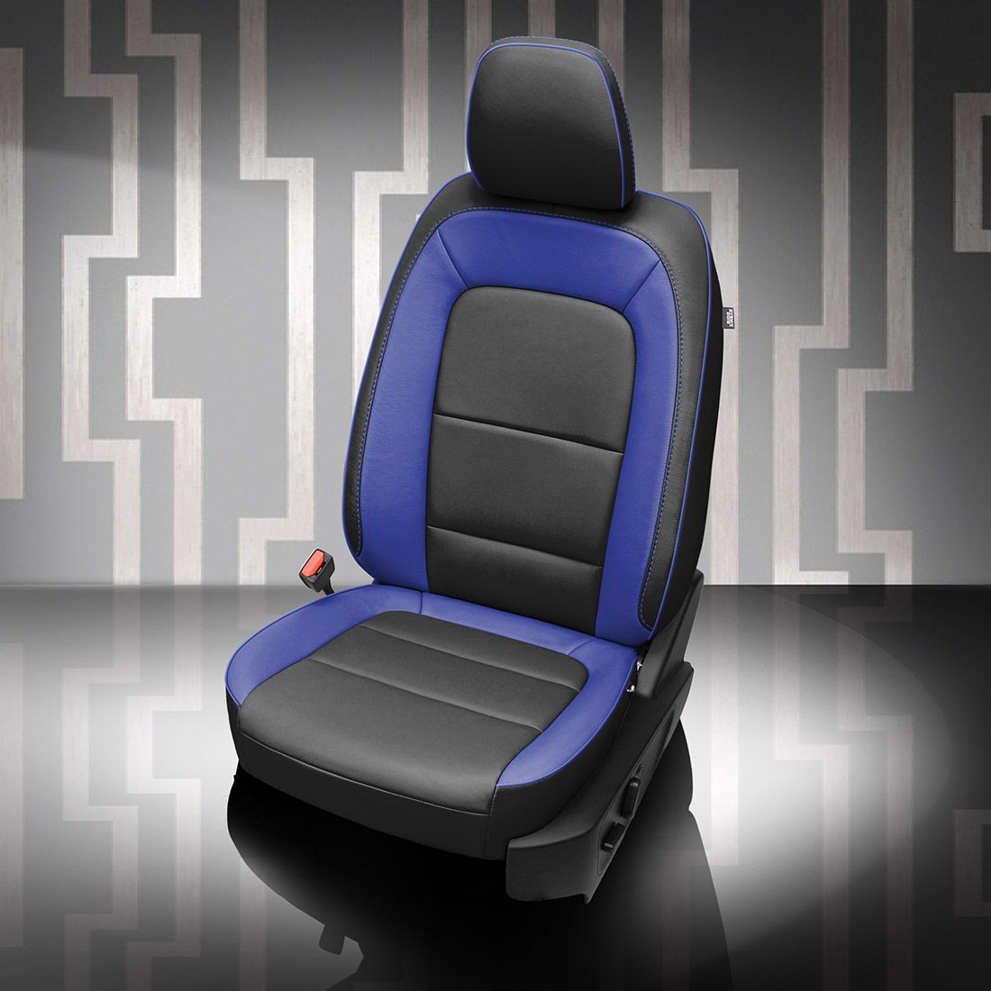 BLACK wrap, COBALT Wings, COBALT piping