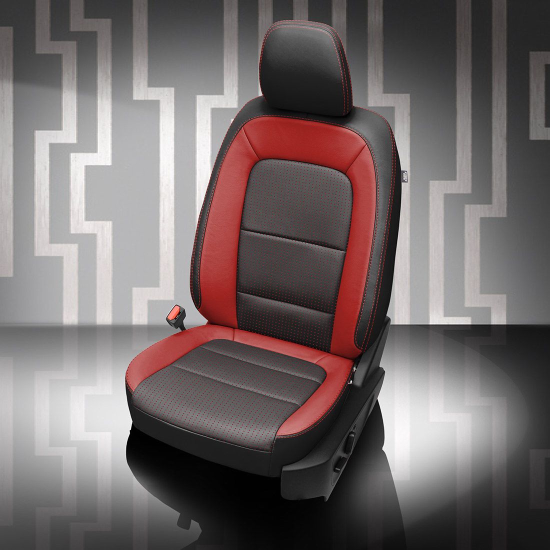 BLACK wrap, BCDA RED Combo, RED contrast all stitch, RED wings
