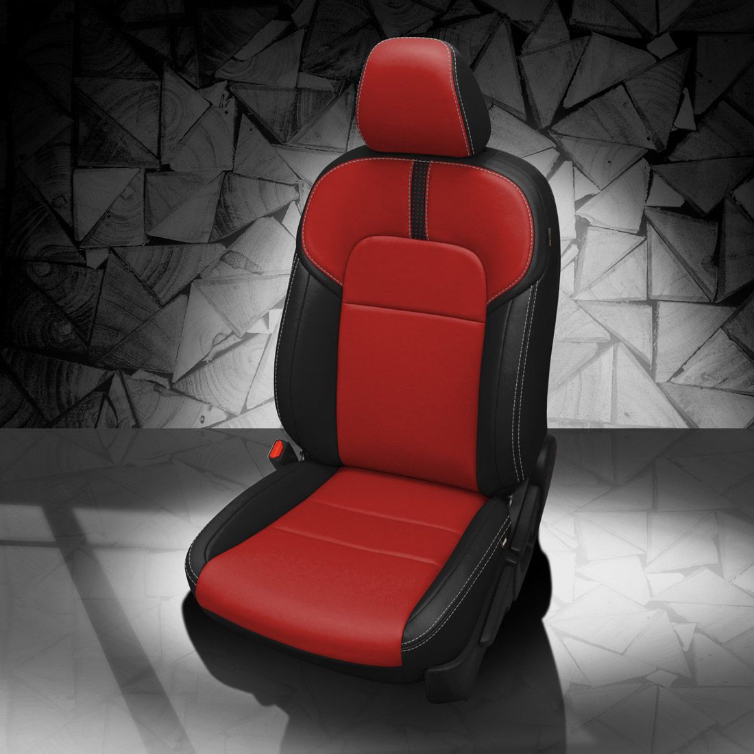 BLACK wrap, RED Center, SILVER piping, BCDA RED wings