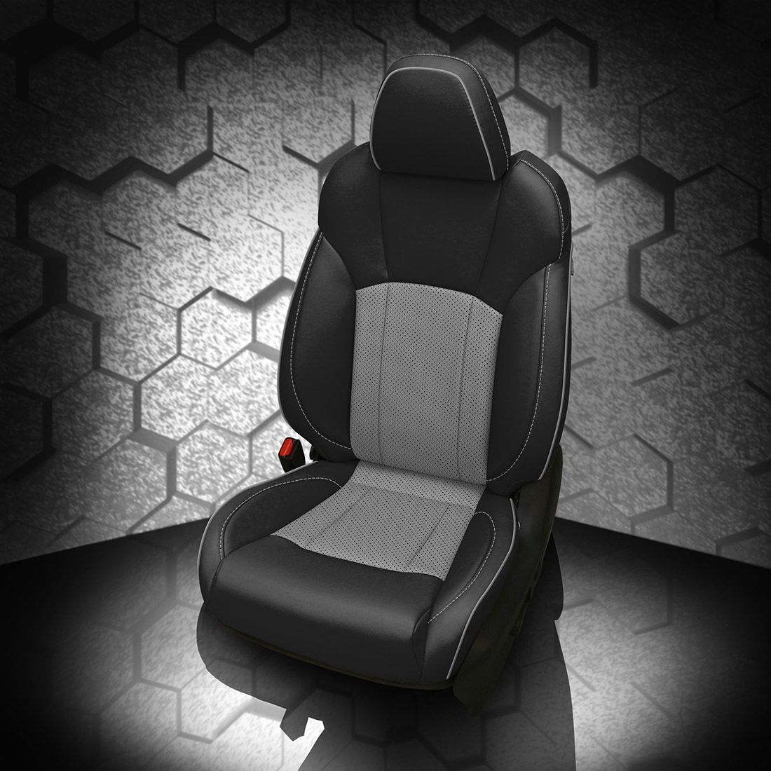 BLACK wrap, LUNAR GREY Insert, Perf Inserts, LUNAR GREY piping