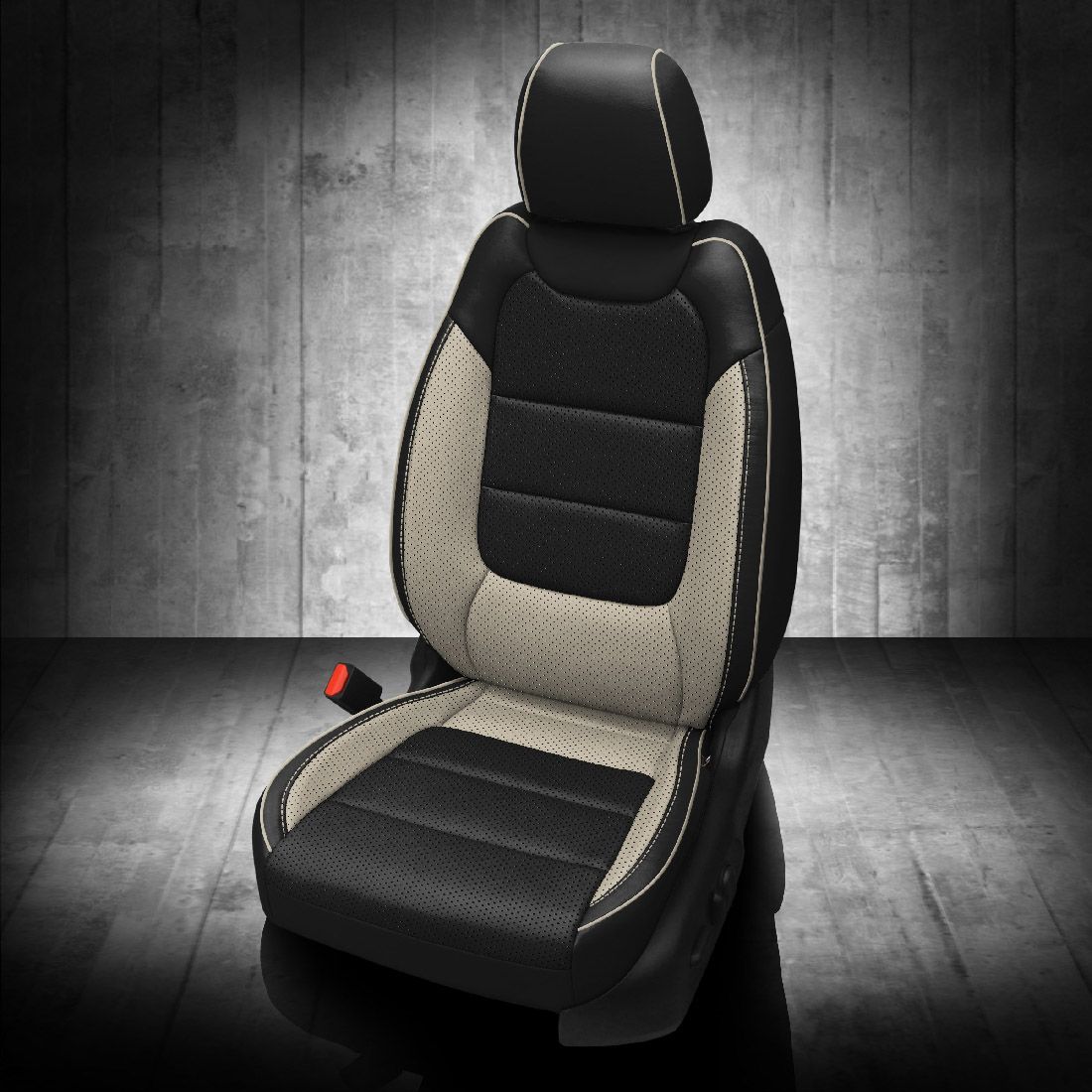 BLACK wrap, BLACK Insert, Perf Inserts & Wings, ALABASTER piping, ALABASTER wings