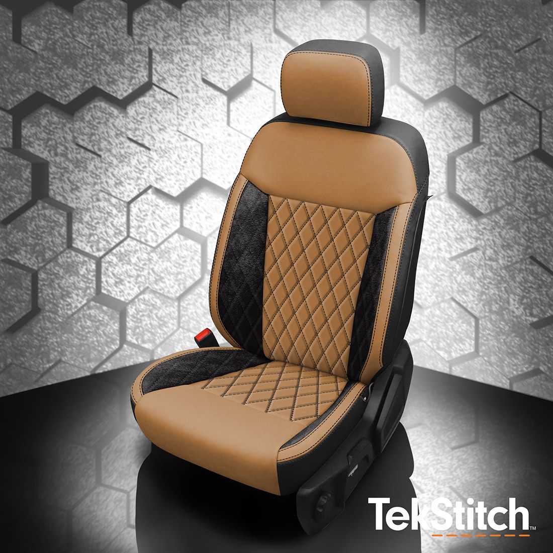 Black wrap, Tan faces, Raven Suedezkin wings, Black stitching, TekStitch Diamond Insert, Tek color Black