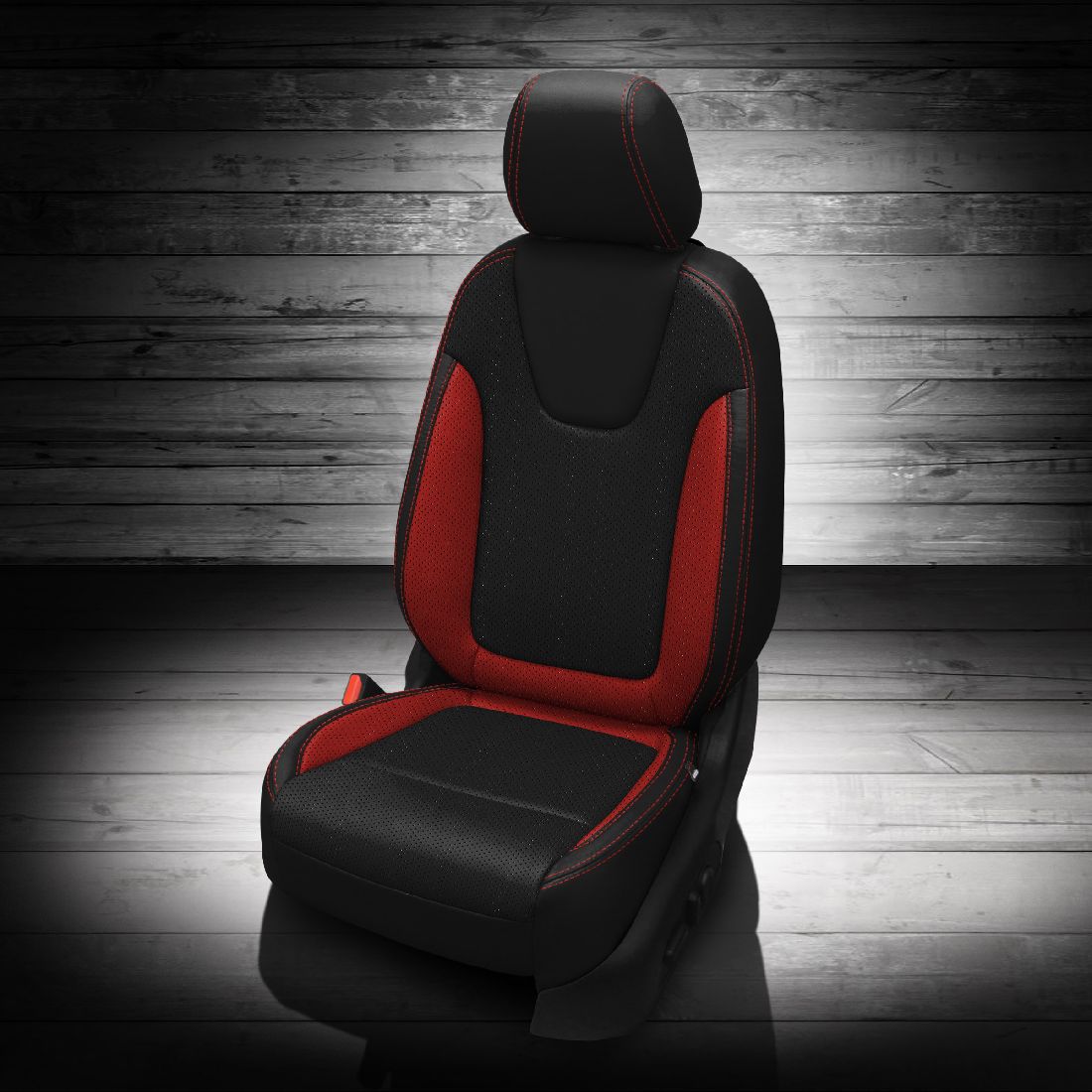 BLACK wrap, RED Wings, Perf Combo & Wings, RED contrast all stitch