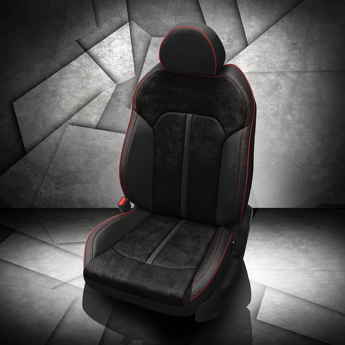 BLACK wrap, ~3030 RAVEN Body, Perf Body, RED piping